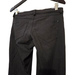 Lululemon Tapered Fit 5 Pocket Pants Womens 29"w 31.5"L Black Stretch Comfort